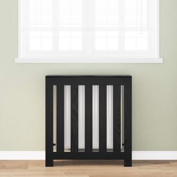 Copertura per radiatori Rovere Nero 78 x 20 x 82 cm