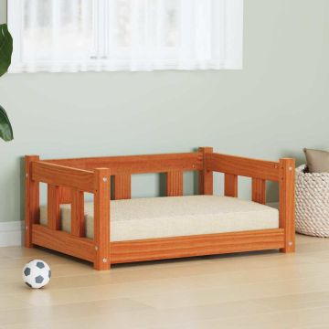 Letto per Cani Marrone cerato 65,5 x 50 x 28 cm Pino massello