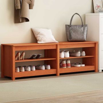Panca per scarpe 160 x 36,5 x 50 cm Marrone Cerato