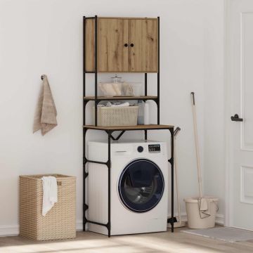 Armadio per Lavatrice Rovere Artigianale 68 x 48,5 x 194 cm
