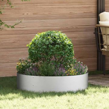 Anello per vaso 5 pz Argento 80 x 80 x 20 cm Acciaio zincato