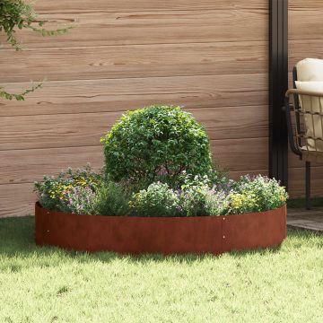 Anello per vaso 5 pz Ruggine 120 x 120 x 20 cm