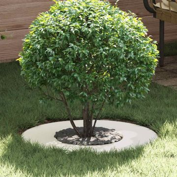 adatto per Anelli d'Albero Piatto 5 pz Bianco Ø30/60 cm Acciaio
