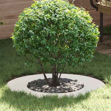 adatto per Anello d'Albero Piatto Bianco Ø40/70 cm Acciaio