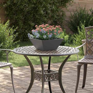 Vaso da giardino 5 pz Nero 35 x 35 x 15 cm