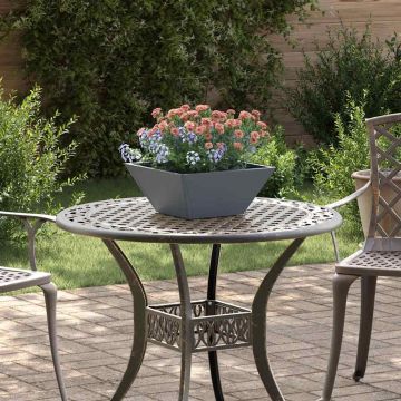 Vaso da giardino 5 pz Antracite 35 x 35 x 15 cm