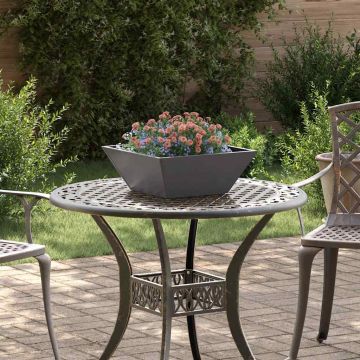 Vaso da giardino 5 pz Nero 40 x 40 x 15 cm