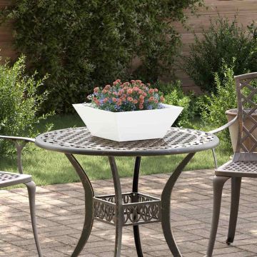 Vaso da giardino Bianco 40 x 40 x 15 cm
