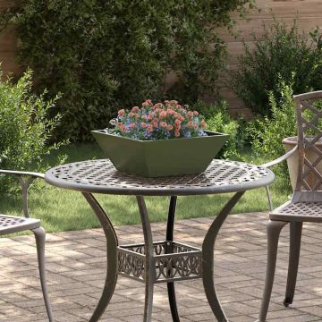 Vaso da giardino 5 pz Verde Oliva 40 x 40 x 15 cm