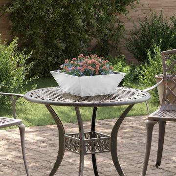 Vaso da giardino Argento 40 x 40 x 15 cm Acciaio zincato