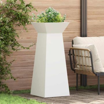 Vaso a Pilastro Bianco 40 x 40 x 100 cm