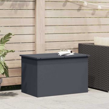 Cassa per cuscini da giardino Acciaio zincato 80 x 50,5 x 50 cm