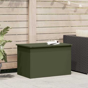 Cassa per cuscini da giardino Acciaio zincato 80 x 50,5 x 50 cm