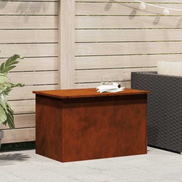 Cassa per cuscini da giardino Acciaio zincato 80 x 50,5 x 50 cm