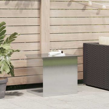 Cassa per cuscini da giardino Acciaio zincato 55 x 50,5 x 50 cm