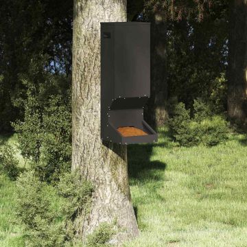 Mangiatore per cervi Nero 28 x 30 x 80 cm 3 kg