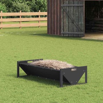 Abbeveratoio per bestiame Nero 108 x 50 x 28 cm 10 kg
