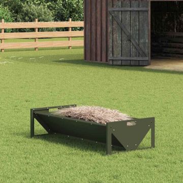 Abbeveratoio per bestiame Verde Oliva 108 x 50 x 28 cm 10 kg