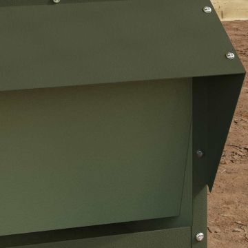 Feeder per pollo Verde Oliva 40,5 x 45 x 41 cm 20 kg