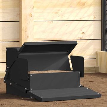 Mangiatore a Pedale per Pollo Nero 50 x 40 x 29 cm 2 kg
