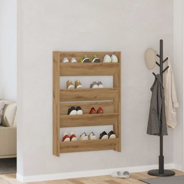 Mobile per scarpe 2 pz 81 x 18 x 60 cm Legno ingegnerizzato
