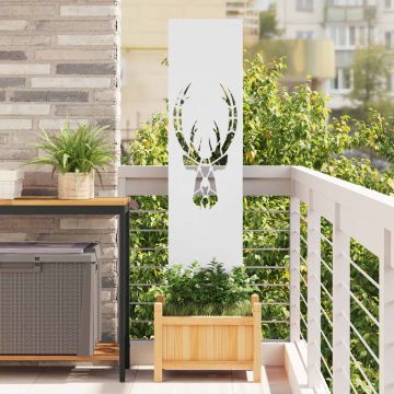 Schermo per privacy in giardino Bianco 32 x 140 cm