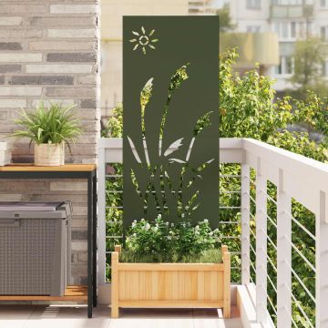Schermo per privacy in giardino Oliver verde 50 x 140 cm
