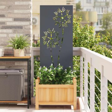 Schermo per privacy in giardino Traforo Antracite 50 x 140 cm