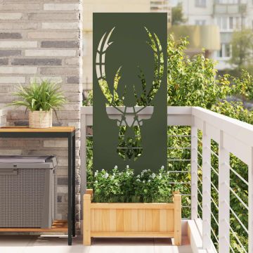 Schermo per privacy in giardino Oliver verde 50 x 140 cm