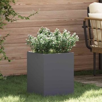 Vaso da giardino Antracite 32 x 32 x 40 cm