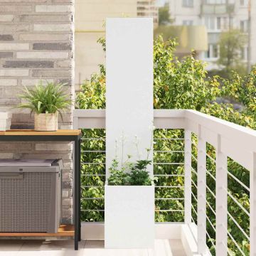 Schermo per privacy in giardino Traforo Bianco 32 x 32 x 150 cm