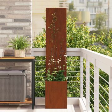 Schermo per privacy in giardino Ruggine 32 x 32 x 150 cm