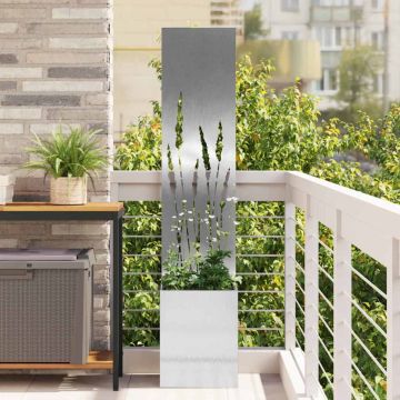 Schermo per privacy in giardino Argento 32 x 32 x 150 cm