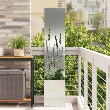 Schermo per privacy in giardino Argento 32 x 32 x 150 cm