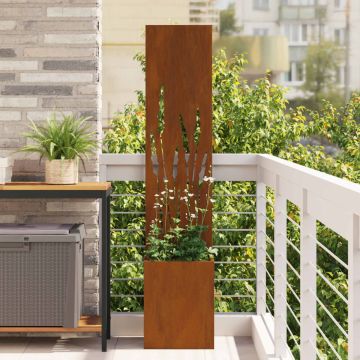 Schermo per privacy in giardino Ruggine 32 x 32 x 150 cm