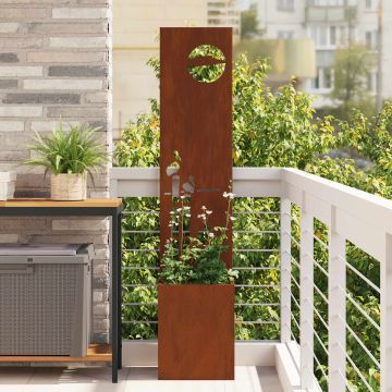 Schermo per privacy in giardino Ruggine 32 x 32 x 150 cm