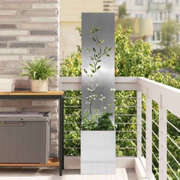 Schermo per privacy in giardino Argento 32 x 32 x 150 cm