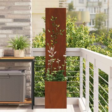 Schermo per privacy in giardino Ruggine 32 x 32 x 150 cm
