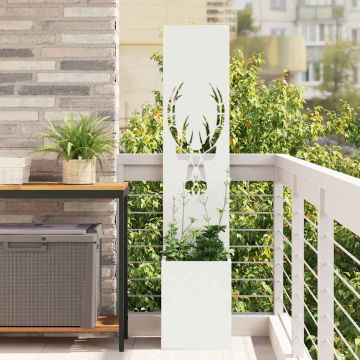 Schermo per privacy in giardino Bianco 32 x 32 x 150 cm