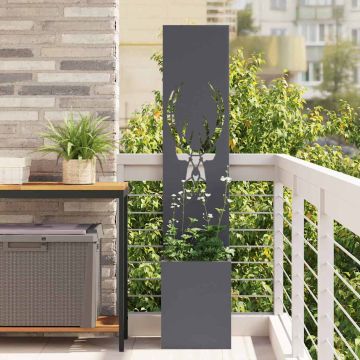 Schermo per privacy in giardino Antracite 32 x 32 x 150 cm