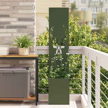 Schermo per privacy in giardino Oliver verde 32 x 32 x 150 cm