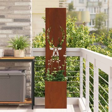 Schermo per privacy in giardino Ruggine 32 x 32 x 150 cm