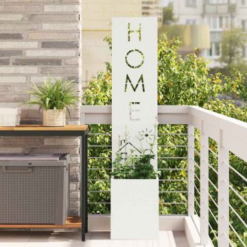 Schermo per privacy in giardino Traforo Bianco 32 x 32 x 150 cm