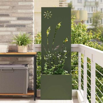 Schermo per privacy in giardino Oliver verde 50 x 32 x 150 cm