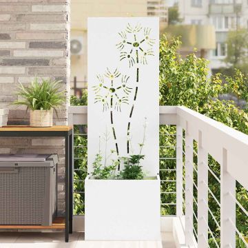 Schermo per privacy in giardino Bianco 50 x 32 x 150 cm