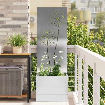 Schermo per privacy in giardino Argento 50 x 32 x 150 cm