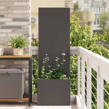 Schermo per privacy in giardino Traforo Nero 50 x 32 x 150 cm