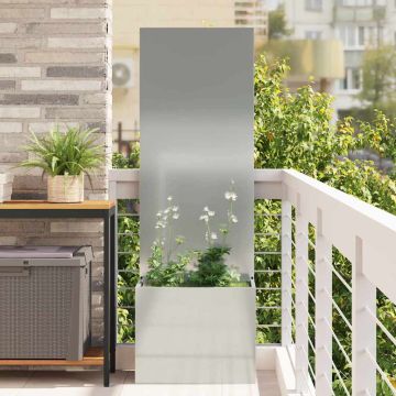 Schermo per privacy in giardino Argento 50 x 32 x 150 cm
