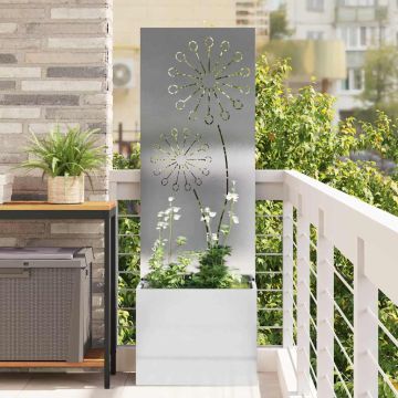 Schermo per privacy in giardino Argento 50 x 32 x 150 cm