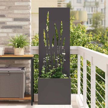 Schermo per privacy in giardino Traforo Nero 50 x 32 x 150 cm
